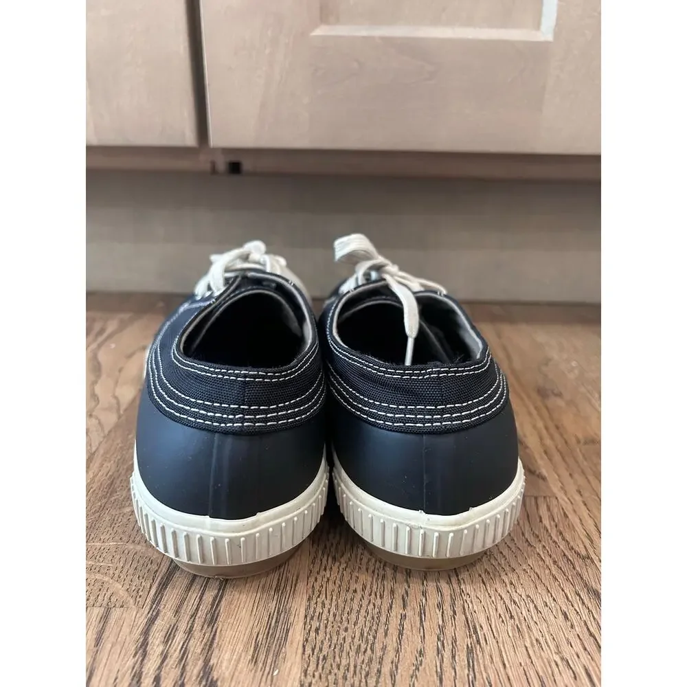 Cougar Dash Black Waterproof Duck Shoes Rain Sneakers Rubber Low Top Deck Men 10